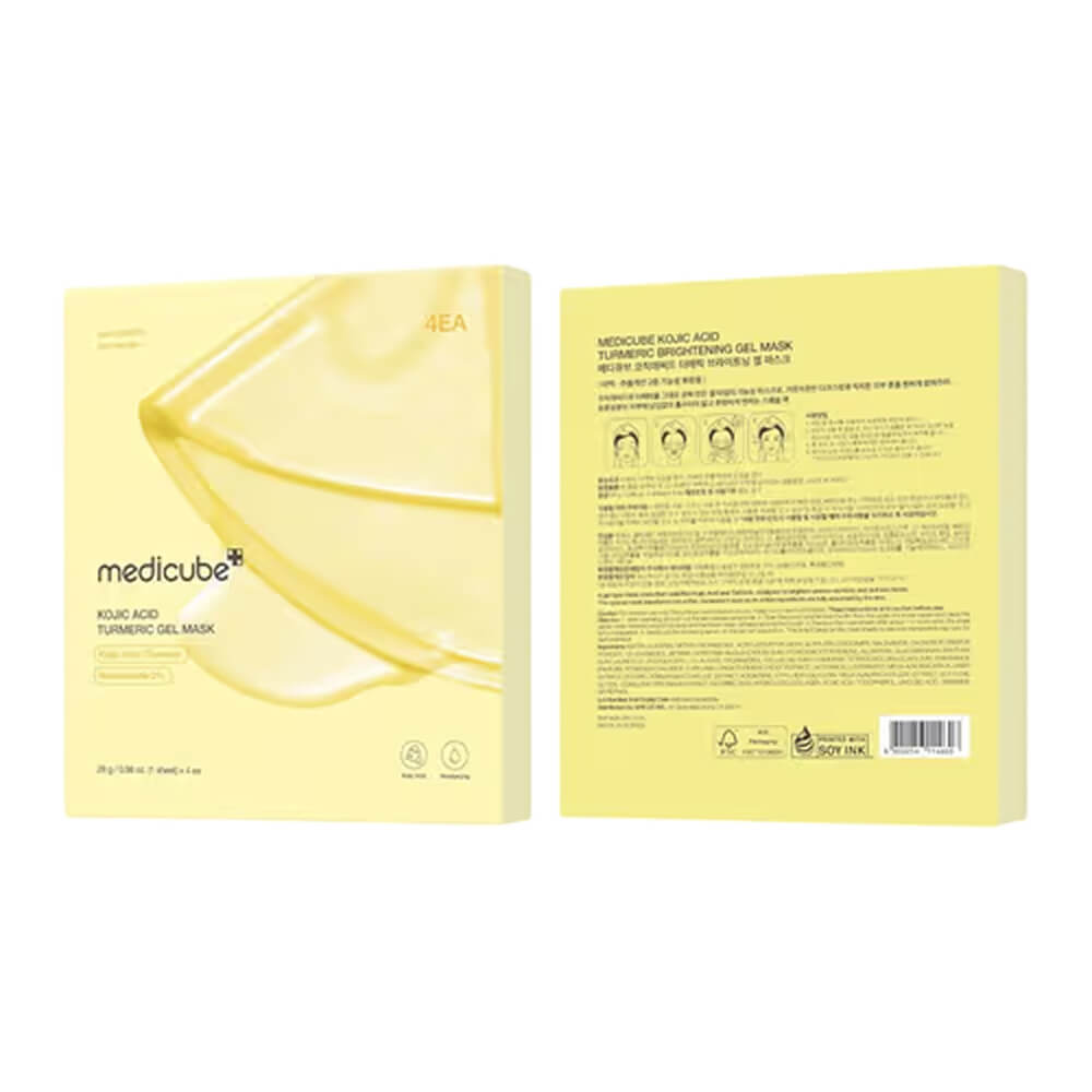 КОРОБКА Гидрогелевая маска для сияния кожи medicube Kojic Acid Turmeric Brightening Gel Mask