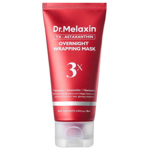 Осветляющая маска-плёнка с астаксантином Dr.Melaxin TX-Astaxanthin Overnight Wrapping Mask