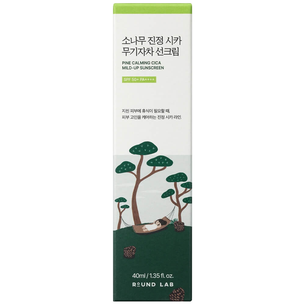 Солнцезащитный крем с экстрактом сосны Round Lab Pine Calming Cica Mild-Up Sunscreen SPF50+ PA++++