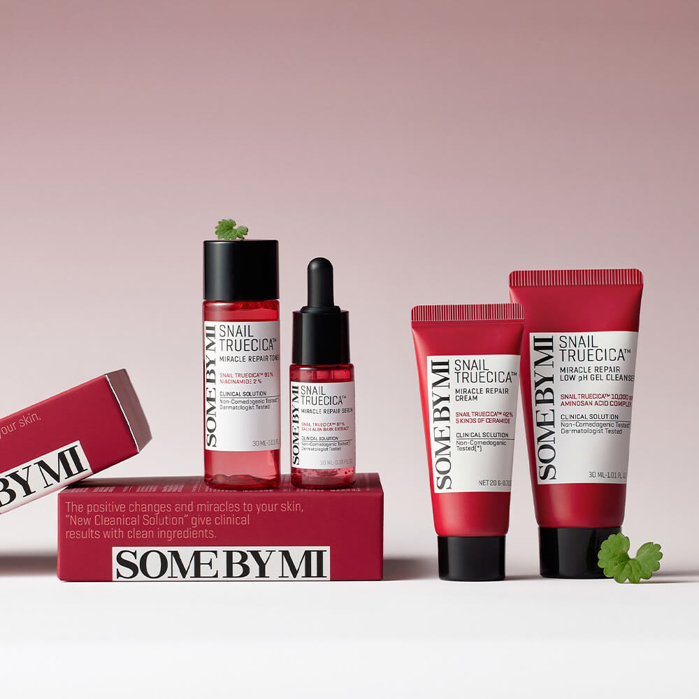 Набор миниатюр с муцином улитки Some By Mi Snail Truecica Miracle Repair Starter Kit
