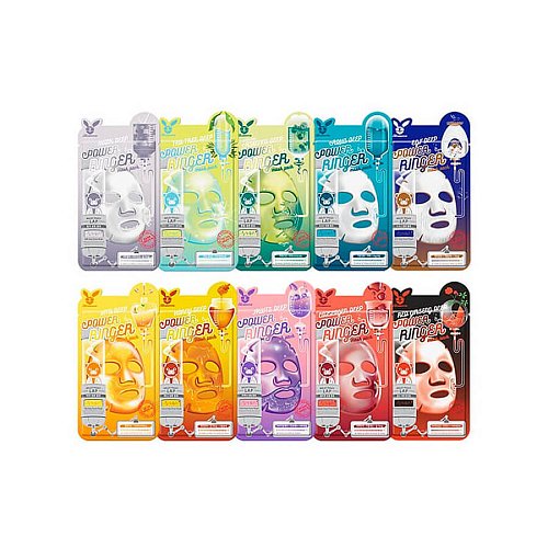 Увлажняющие тканевые маски Elizavecca Deep Power Ringer Mask Pack
