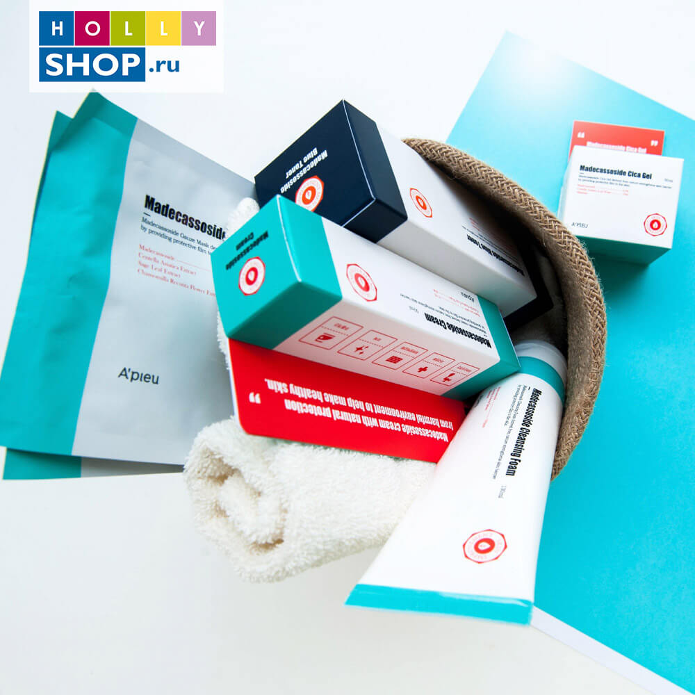 Лечебный увлажняющий тонер A'Pieu Madecassoside Blue Toner