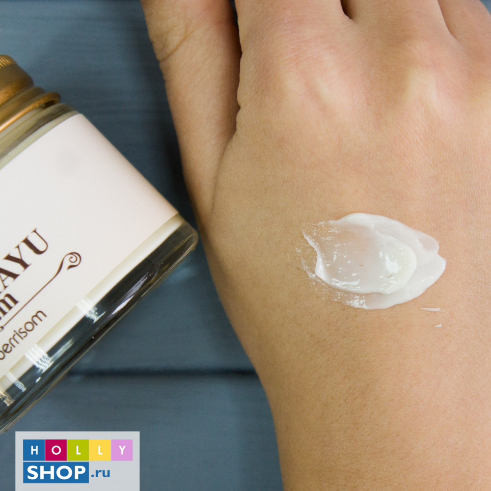 Лечебный крем для лица с лошадиным молоком и золотом Berrisom Gold Mayu Cream