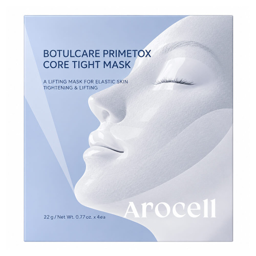 Набор масок для овала лица с лифтинг-эффектом Arocell Botulcare Primetox Core Tight Mask