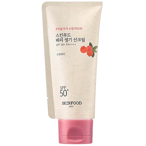 Солнцезащитный крем с комплексом ягод Skinfood Berry Glowing Sun Cream SPF50+ PA++++