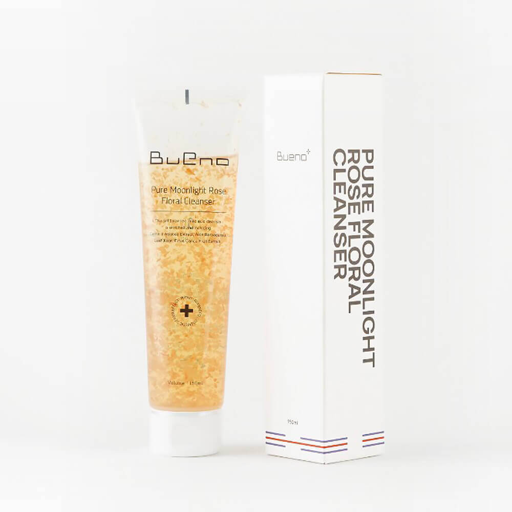 Цветочный гель для умывания с лепестками роз Bueno Pure Moonlight Rose Floral Cleanser
