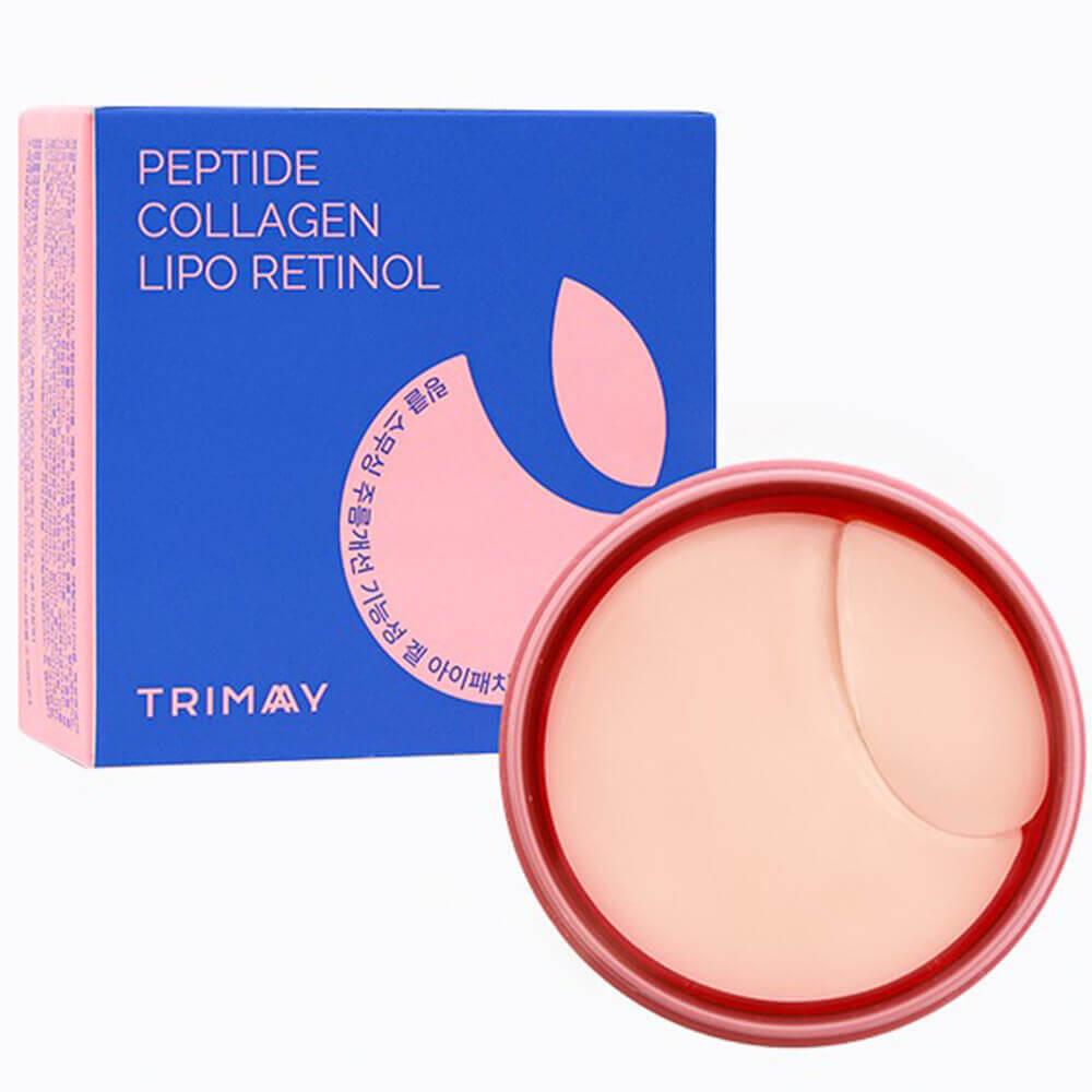Разглаживающие патчи для век с пептидами и ретинолом Trimay Wrinkle Smoothing Gel Eye Patch