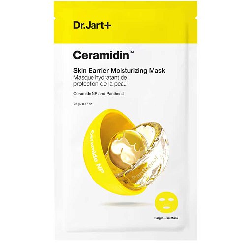 Восстанавливающая тканевая маска с церамидами Dr.Jart+ Ceramidin Skin Barrier Moisturizing Mask