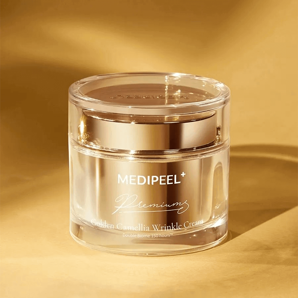 Премиальный омолаживающий крем с экстрактом камелии MEDIPEEL Premium Golden Camellia Wrinkle Cream