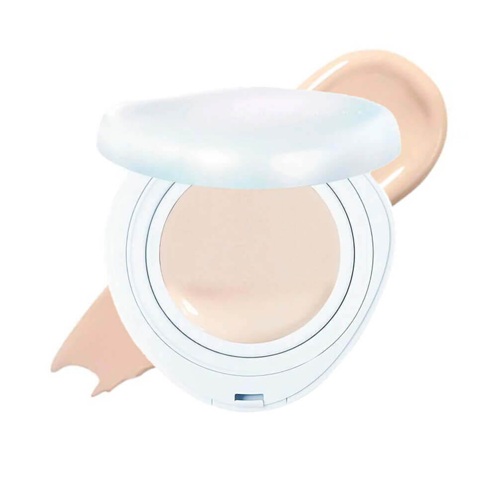 Кушон с сияющим финишем WAKEMAKE Water Glow Coating Cushion SPF50 PA++++ 21 Vanilla