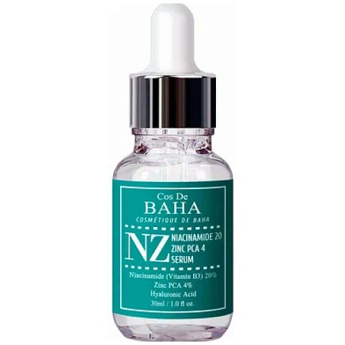 Укрепляющая сыворотка для сужения пор Cos De BAHA Niacinamide 20% Zinc 4% Pore Reducer 