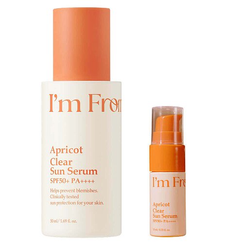 Солнцезащитная сыворотка с экстрактом абрикоса I'm From Apricot Clear Sun Serum SPF50+ PA++++