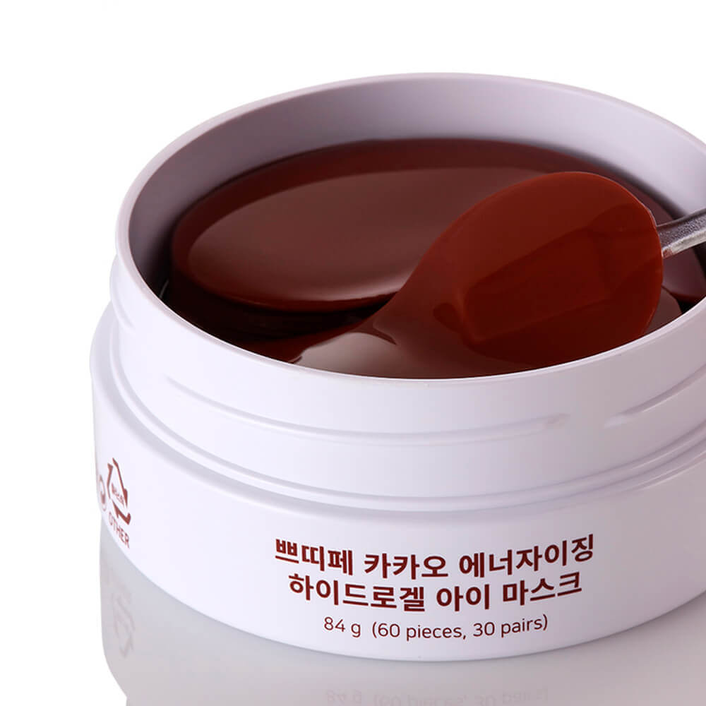 Тонизирующие гидрогелевые патчи с какао Petitfee Cacao Energizing Hydrogel Eye Patch 