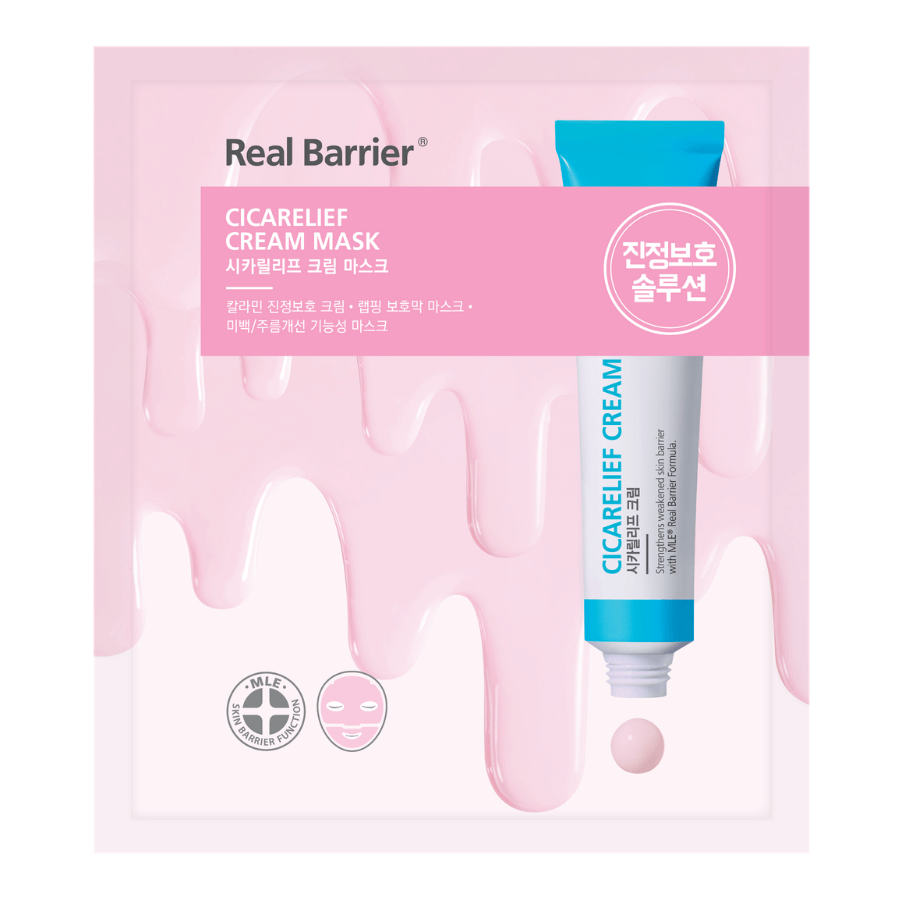 

Тканевая маска с мадекассосидом для чувствительной кожи Real Barrier Cicarelief Cream Mask