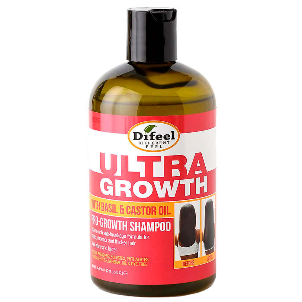 Шампунь активирующий рост волос с базиликом Difeel Ultra Growth Basil-Castor Shampoo