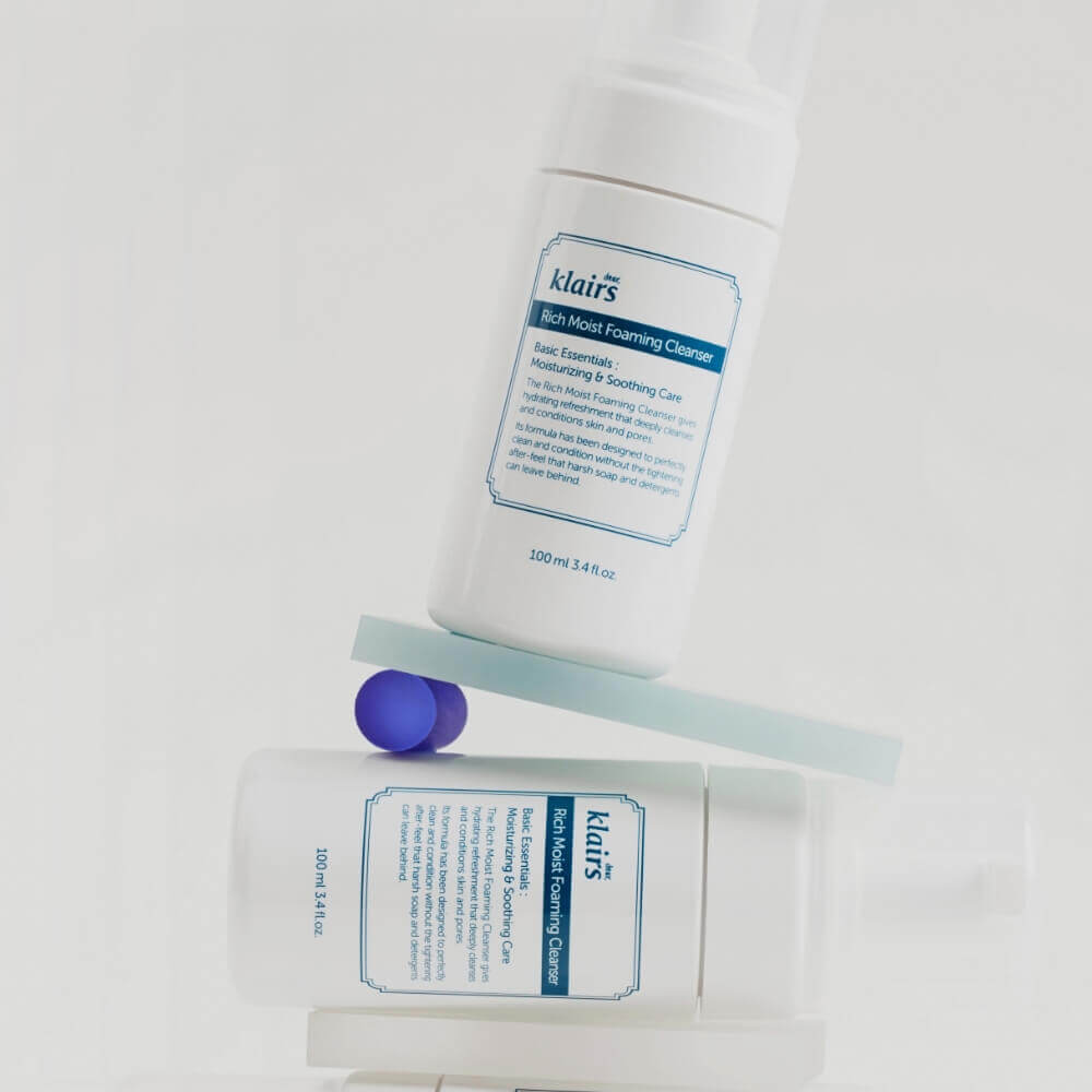 Увлажняющая кислородная пенка для умывания Dear, Klairs Rich Moist Foaming Cleanser