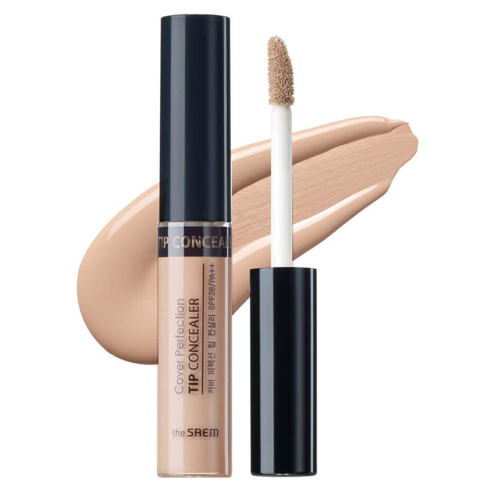 Жидкий консилер The Saem Cover Perfection Tip Concealer 02 Rich Beige