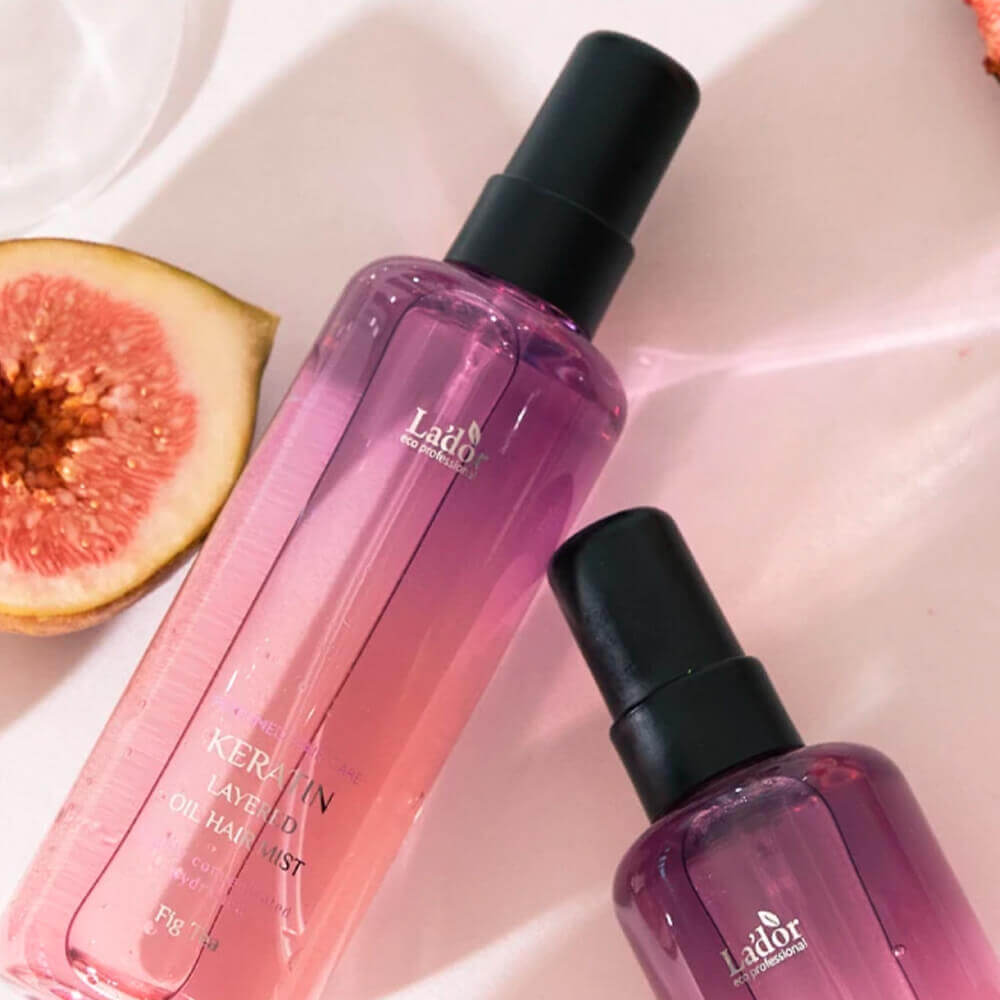 Парфюмированный двухфазный мист для волос Lador Keratin Layered Oil Mist Fig Tea