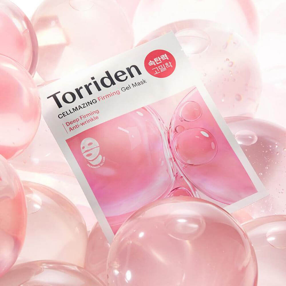 Подтягивающая гидрогелевая маска для лица и шеи Torriden Cellmazing Firming Gel Mask