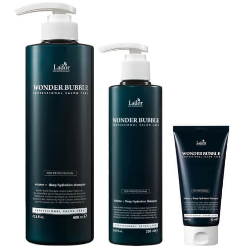 Увлажняющий шампунь для объёма и гладкости волос Lador Wonder Bubble