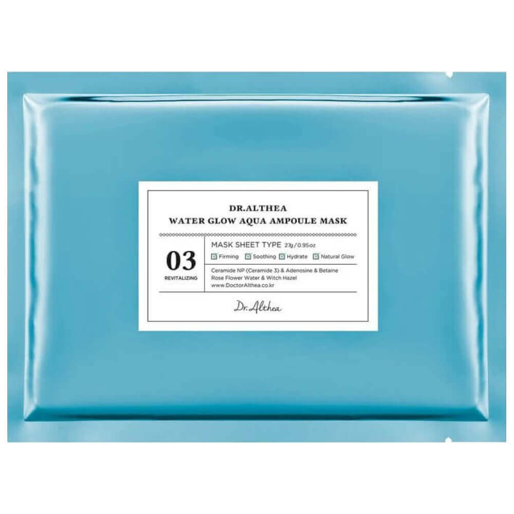 Увлажняющая ампульная маска для сияния кожи Dr. Althea Water Glow Aqua Ampoule Mask