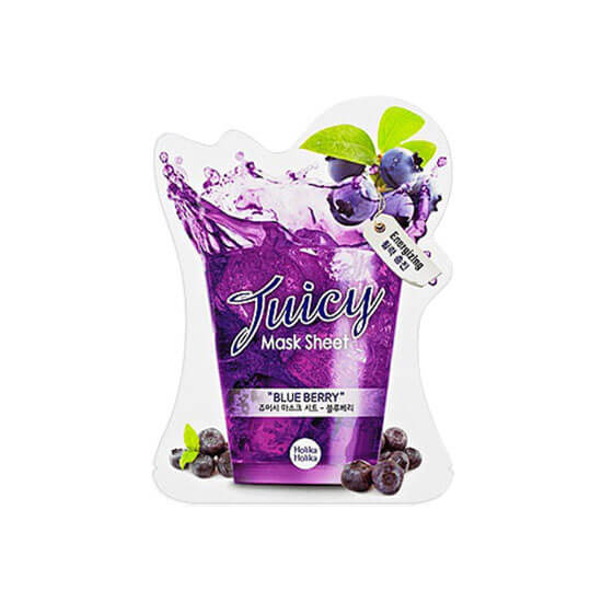 Фруктовые листовые маски Holika Holika Juicy Mask Sheet Черника