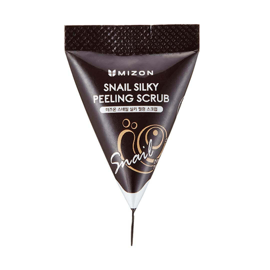 Скраб в пирамидке с муцином улитки Mizon Snail Silky Peeling Scrub - 1 шт.