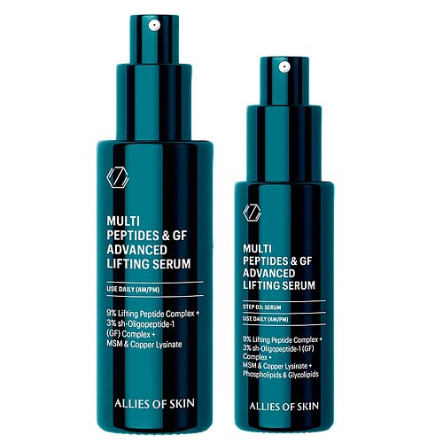 Мультипептидная лифтинг-сыворотка с EGF Allies of Skin Multi Peptide & GF Advanced Lifting Serum