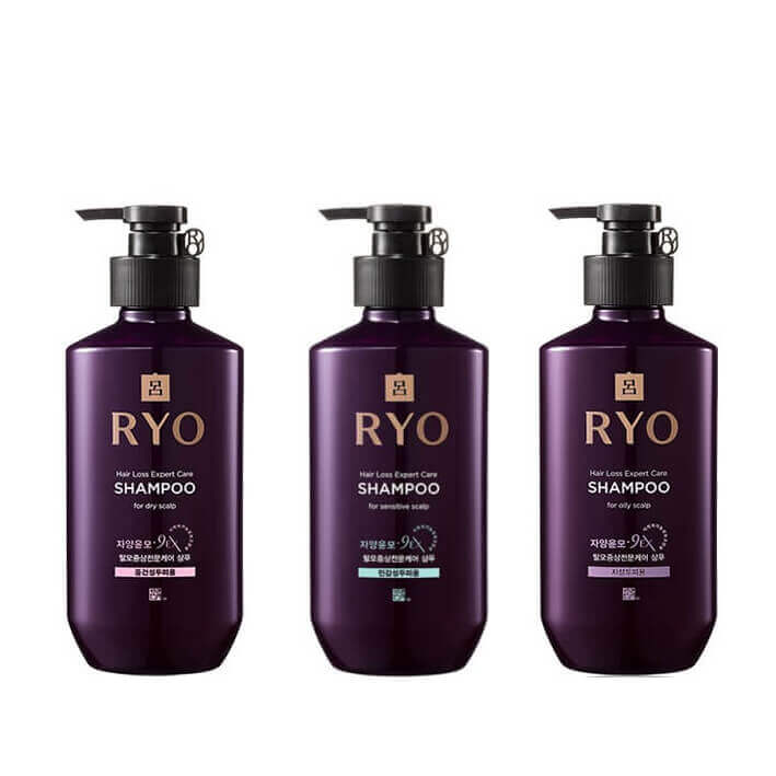 Лечебные шампуни от выпадения для разных типов кожи RYO Hair Loss Expert Care Shampoo