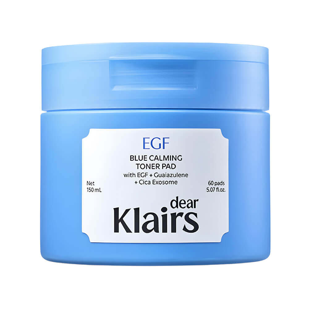 Успокаивающие пэды Dear, Klairs EGF Blue Calming Toner Pad