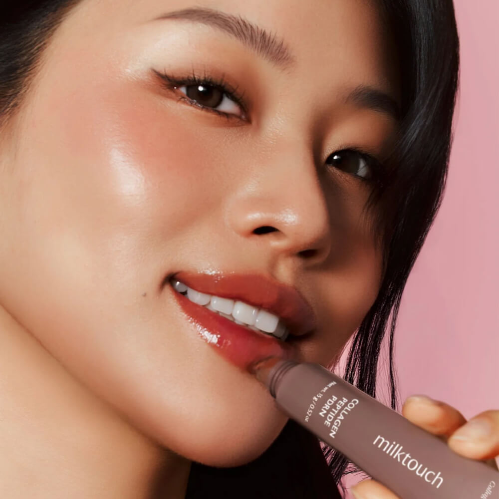 Увлажняющий бальзам для губ с ПДРН Milk Touch Glow Up Collagen Lip Balm