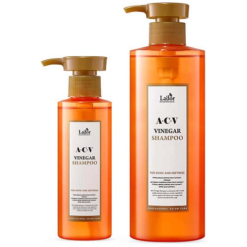 Шампунь с яблочным уксусом для блеска волос Lador ACV Vinegar Shampoo