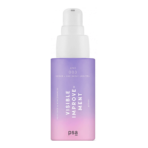 Многофункциональная антивозрастная сыворотка PSA Visible Improvement Peptides & Niacinamide Serum