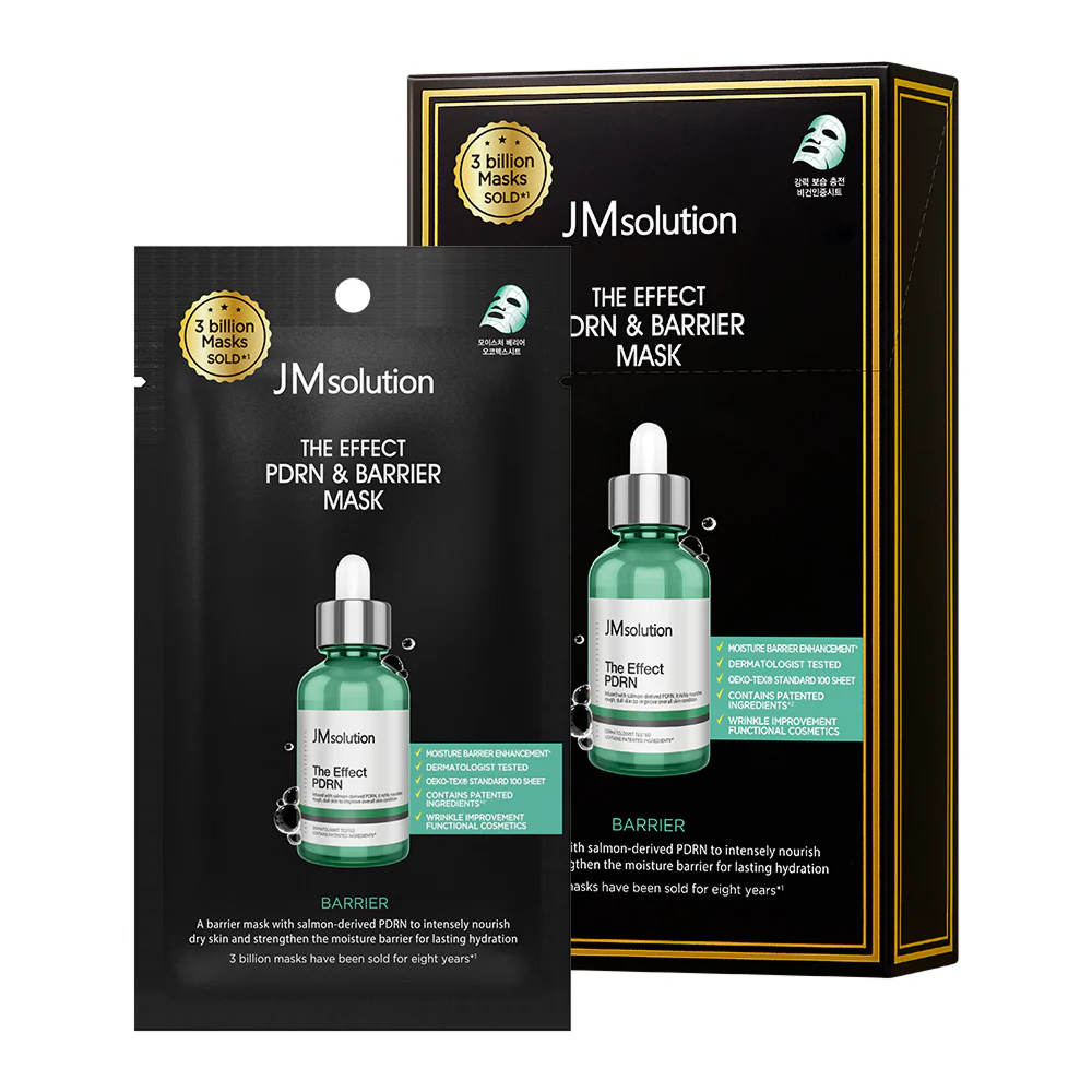 КОРОБКА Тканевая маска с ПДРН JMsolution The Effect PDRN & Barrier Mask