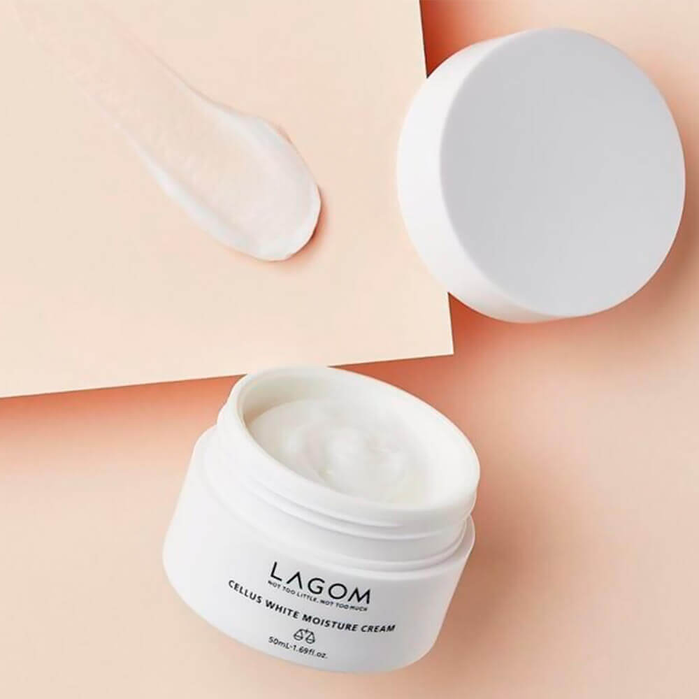 Увлажняющий крем для выравнивания тона Lagom White Moisture Cream
