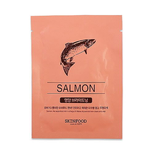 Тканевые маски для лица Skinfood Beauty In A Food Mask Sheet - С лососевым маслом (Salmon)