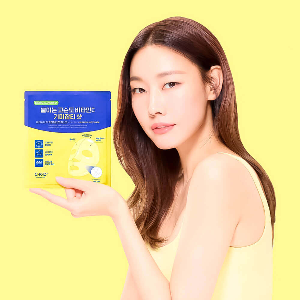 Осветляющая гидрогелевая маска с витамином С CKD Vita C Teca Blemish Shot Mask