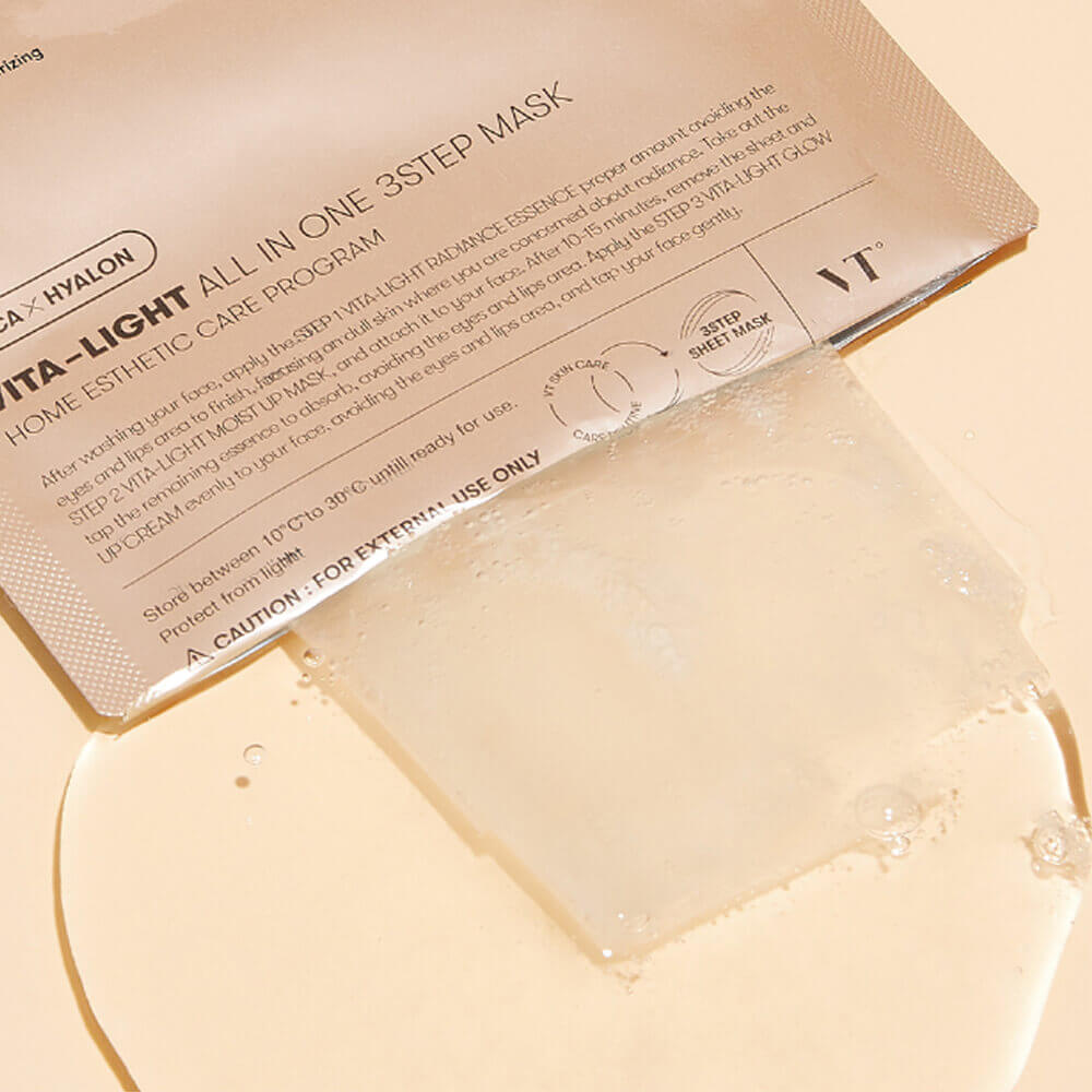 Тканевая маска VT Cosmetics Vita-Light All In One 3Step Mask
