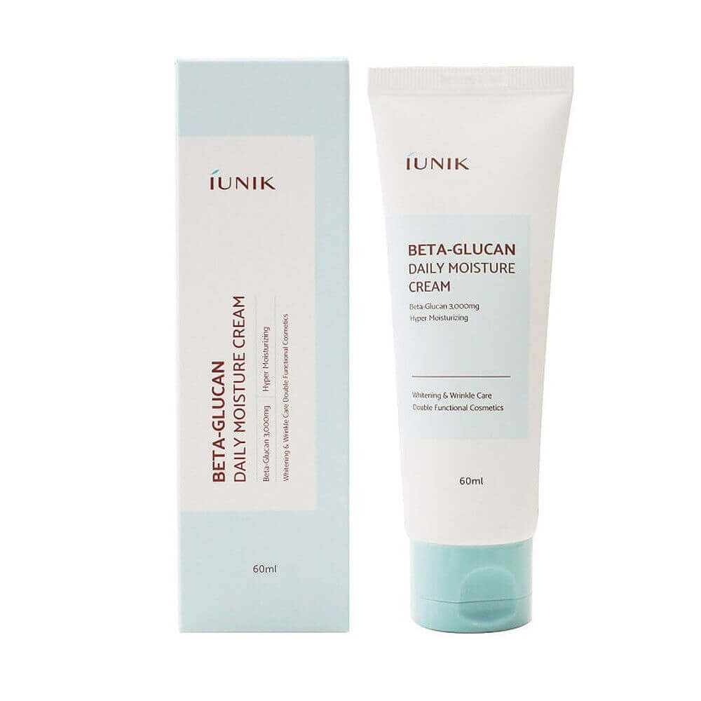 Увлажняющий крем для лица с бета-глюканом iUnik Beta Glucan Daily Moisture Cream