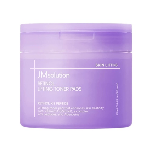 Антивозрастные пэды с ретинолом и пептидами JMsolution Retinol Lifting Toner Pads