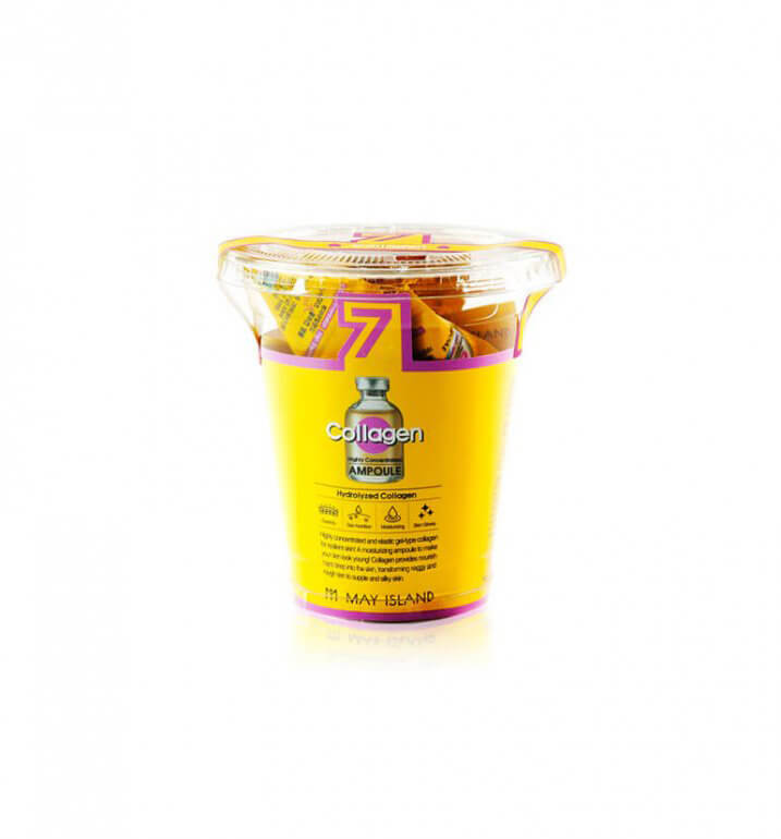 Ампула с коллагеном для упругости кожи May Island Highly Concentrated Collagen