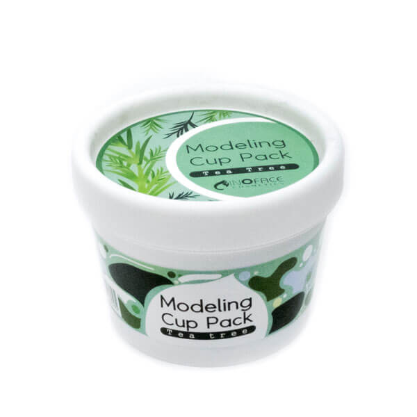 Моделирующие альгинатные маски Inoface Collagen Modeling Cup Pack Tea Tree - с маслом чайного дерева