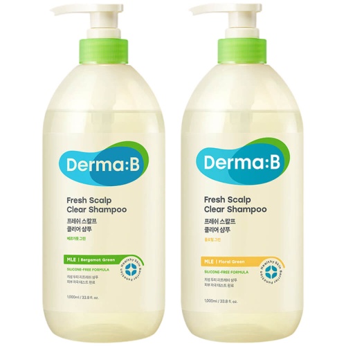 Освежающий бессульфатный шампунь Derma:B Fresh Scalp Clear Shampoo