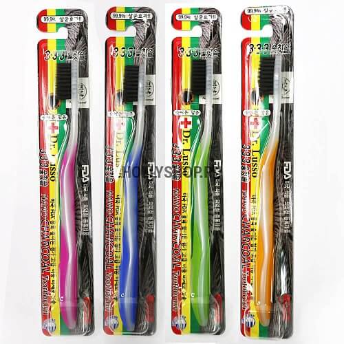 Зубная щётка с угольным напылением Dr. Lusso Nano Charcoal Toothbrush