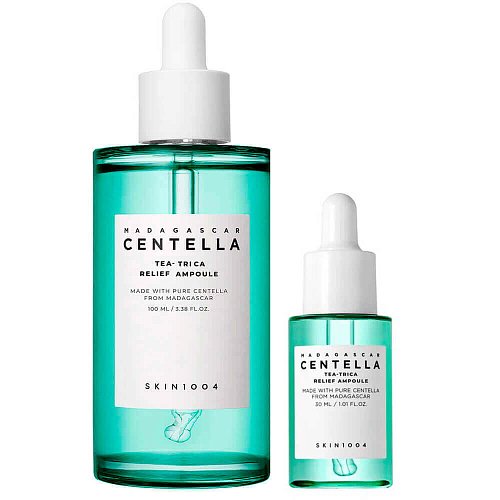 Успокаивающая ампула для проблемной кожи SKIN1004 Madagascar Centella Tea-Trica Relief Ampoule