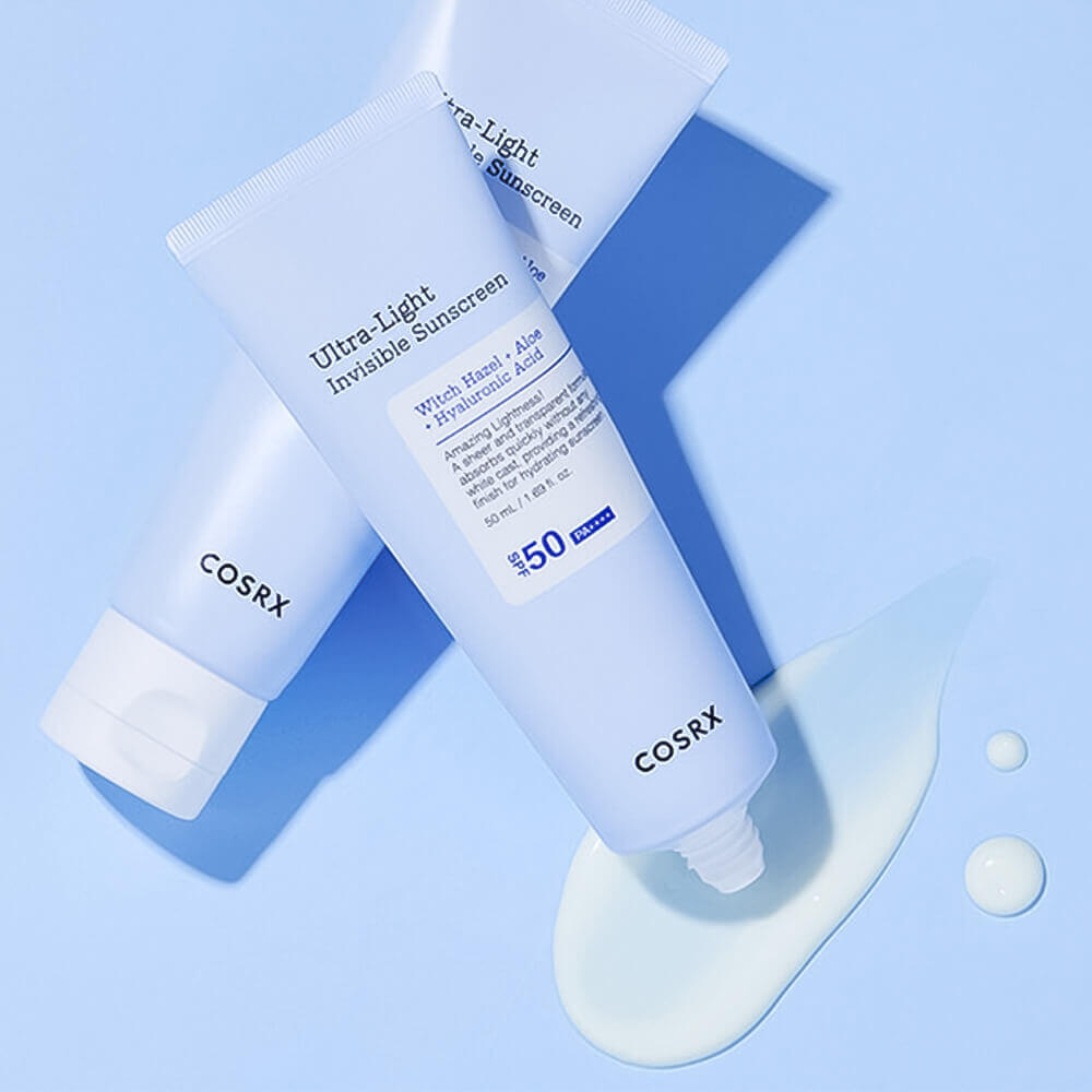 Ультралёгкий солнцезащитный крем с гамамелисом COSRX Ultra-Light Invisible Sunscreen SPF50 PA++++