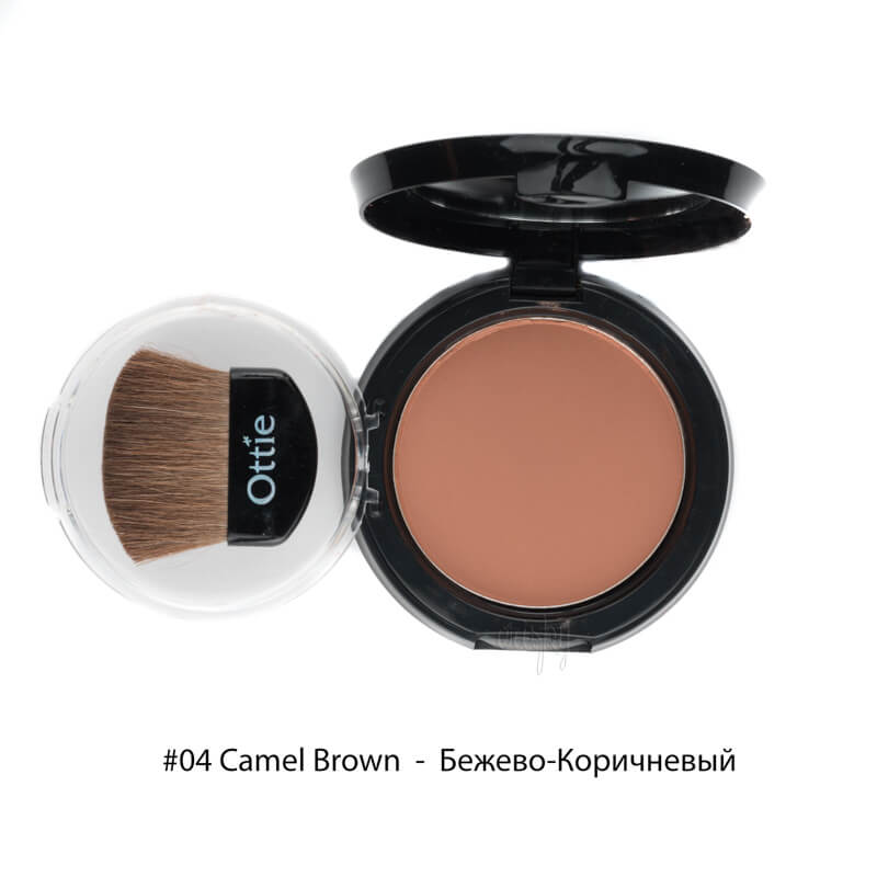 Компактные румяна с легким мерцанием Ottie Lovely Blusher
