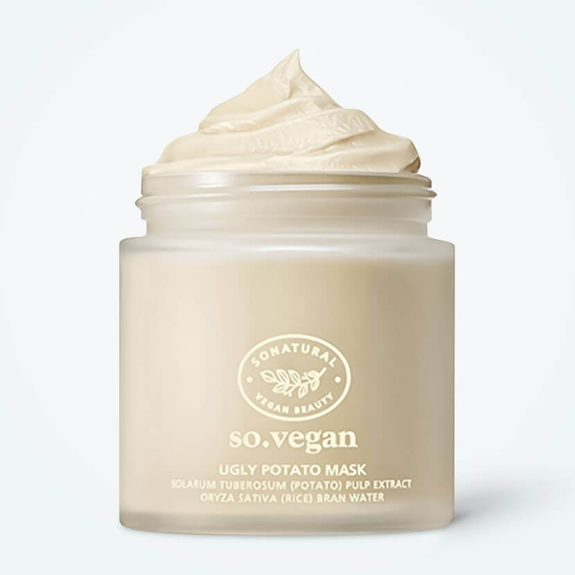 Веганская маска для раздраженной кожи So Natural So.Vegan Ugly Potato Mask