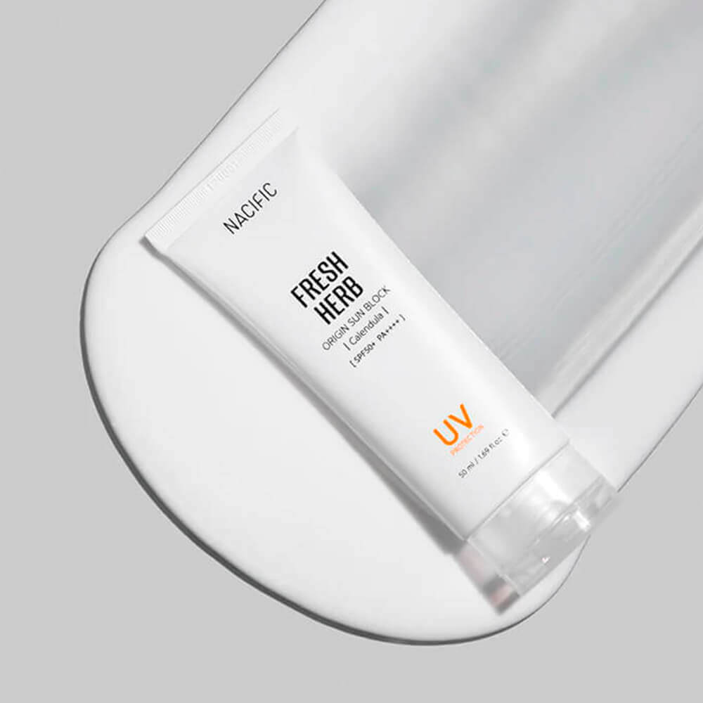 Освежающий санблок с календулой NACIFIC Fresh Herb Origin Sun Block Calendula SPF50+ PA++++