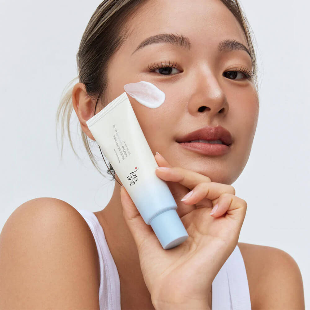 Лёгкий солнцезащитный крем с пантенолом Beauty of Joseon Relief Sun Aqua-fresh Rice+B5 SPF50+ PA++++